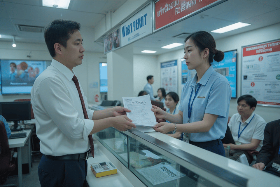 ขั้นตอนการต่ออายุใบอนุญาตทำงาน