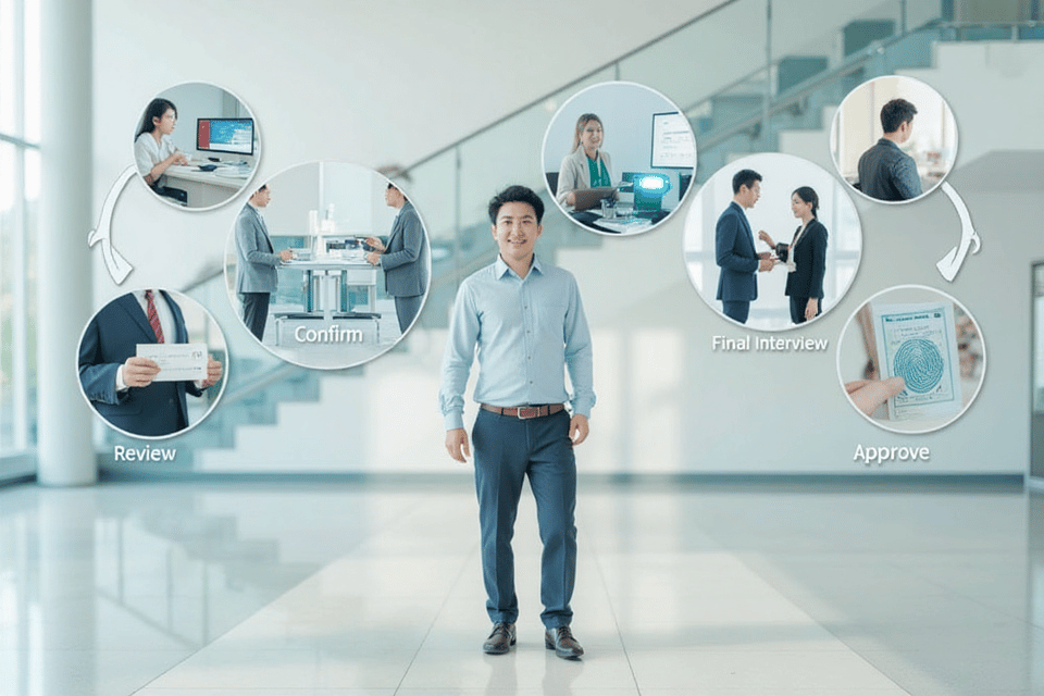 ขั้นตอนการขอใบอนุญาตทำงาน